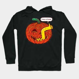 This is fine pumpkin Hoodie